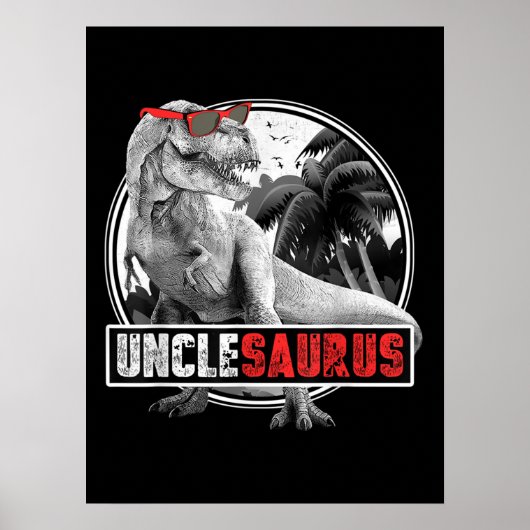Poster Unclesaurus Dinosaure Oncle Saurus (Devant)