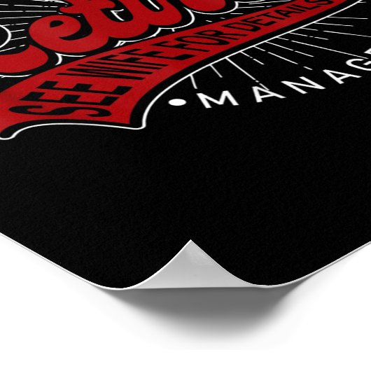 Poster Under New Management See Wife For Details Funny Re (Coin)