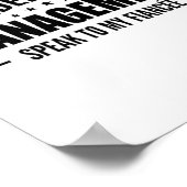 Poster Under New Management Speak To My Fiancée - Future  (Coin)