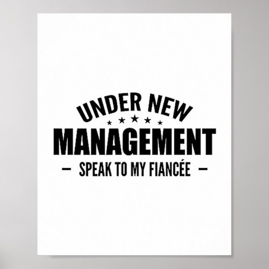 Poster Under New Management Speak To My Fiancée - Future  (Devant)