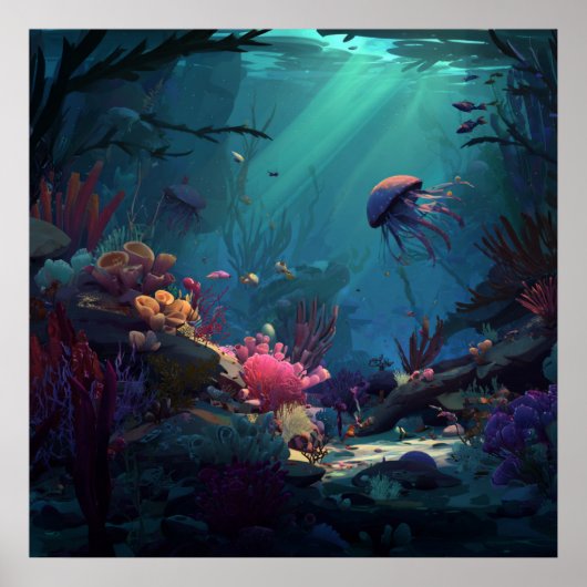 Poster Under The Sea (Devant)
