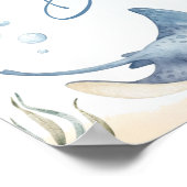 Poster Under The Sea Baby Shower Welcome Sign (Coin)