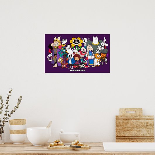 Poster Undertale Adventure (Cuisine)
