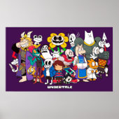 Poster Undertale Adventure (Devant)