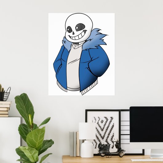 Poster Undertale Sans Vector (Bureau à domicile)