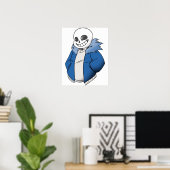 Poster Undertale Sans Vector (Bureau à domicile)