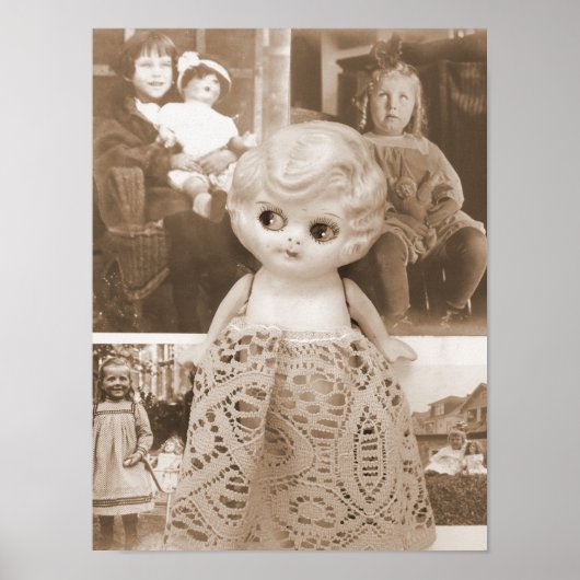 Poster Une affaire de poupée Vintage (Devant)