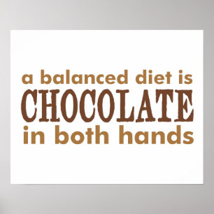 Poster Une alimentation équilibrée est…