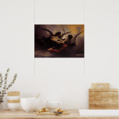 Poster Une âme emmenée au ciel par Bouguereau (Cuisine)