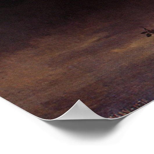 Poster Une âme portée au ciel par Bouguereau (Coin)