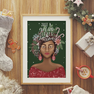 Poster Une Américaine Africaine Juste Une Fille Qui Aime 