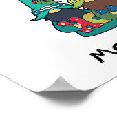 Poster Une amusante blague de tarte de Noël (Coin)