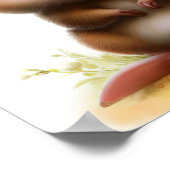 Poster Une aquarelle 3D image d'un dortoir (Coin)