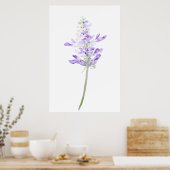 Poster une aquarelle violette de lavande (Cuisine)