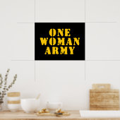 POSTER UNE ARMÉE À UNE FEMME (Cuisine)