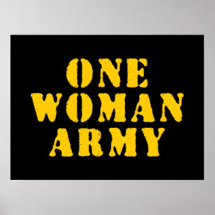 POSTER UNE ARMÉE À UNE FEMME