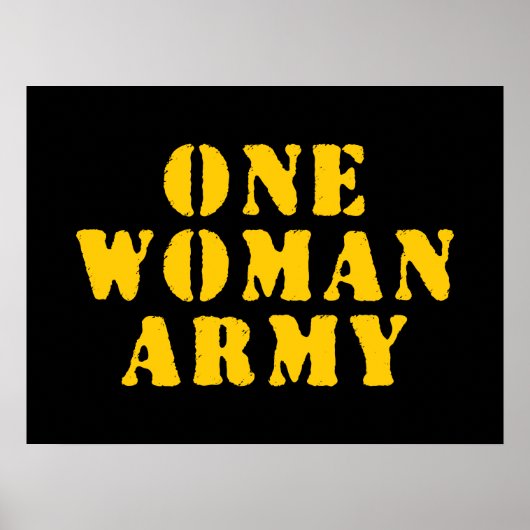 POSTER UNE ARMÉE À UNE FEMME (Devant)
