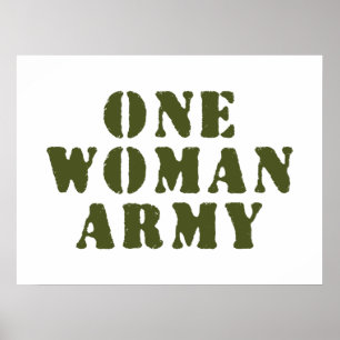 POSTER UNE ARMÉE À UNE FEMME
