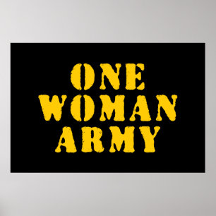 POSTER UNE ARMÉE FEMME
