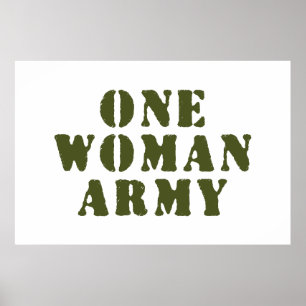 POSTER UNE ARMÉE FEMME