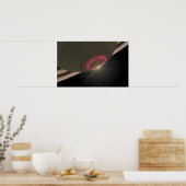 Poster Une aurore rouge cerise (Cuisine)