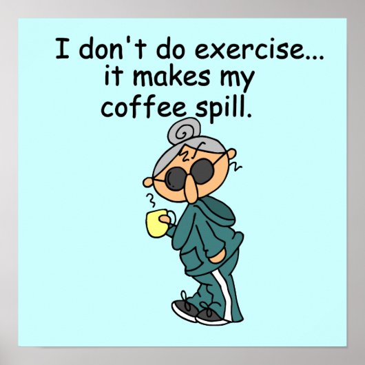 Poster Une Autre Raison De Ne Pas Exercer (Devant)