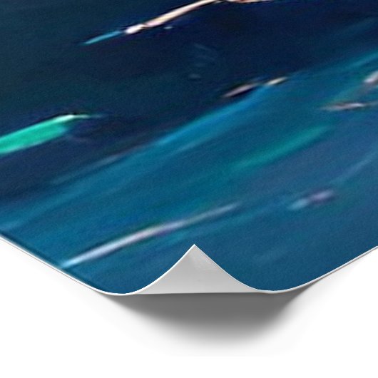 Poster Une autre terre vit dans les nuages (Coin)