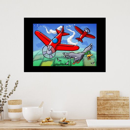 Poster Une aventure en vol (Cuisine)