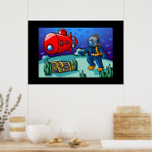 Poster Une aventure sous-marine (Cuisine)