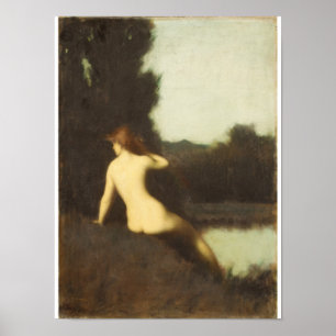 Poster Une baigneuse