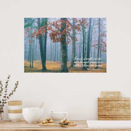 Poster Une balade dans les bois (Cuisine)