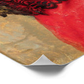 Poster Une beauté espagnole, 1872 (huile sur toile) (Coin)