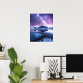 Poster Une belle aurore boréale (Bureau à domicile)