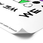 Poster Une belle et unique célébration de la diversité (Coin)