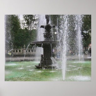 Poster Une belle fontaine à Alameda Mexique DF 2
