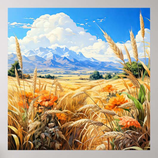 Poster Une Belle Sur La Prairie (Devant)