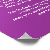 POSTER UNE BÉNÉDICTION (Coin)