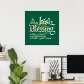 Poster Une bénédiction irlandaise (Bureau à domicile)