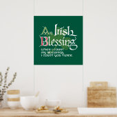Poster Une bénédiction irlandaise (Cuisine)
