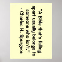 Une bible qui s'écroule