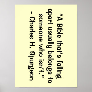 Poster Une bible qui s'écroule