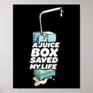 Poster Une boîte à jus sauvé ma vie Diabète Hommes