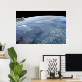 Poster Une Bombe De Fumée Sur L'Afrique Tropicale Du Sud. (Bureau à domicile)