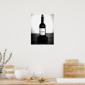 Poster Une bouteille de vin (Cuisine)