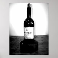 Une bouteille de vin