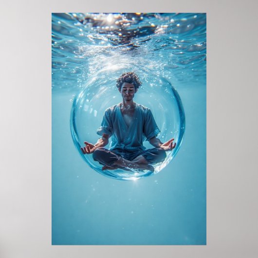 Poster Une bulle pour vos pensées (Devant)