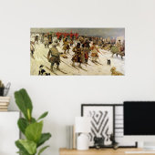 Poster Une campagne militaire en Russie (Bureau à domicile)