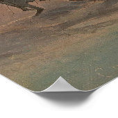 Poster Une caravane dans le désert dans un Simoom (Coin)