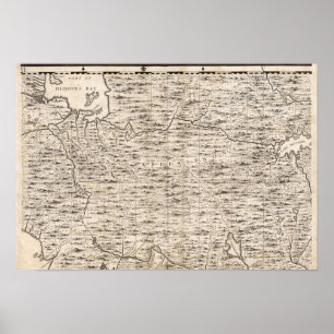 Poster Une carte de l'Empire Britannique en feuille 2 de