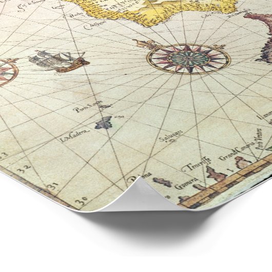 Poster Une carte générale (Coin)